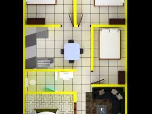 House Plan Modèle 3D