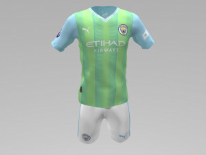 Manchester City 2023 2024 T-shirt Sportwear 3D Model