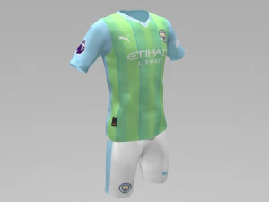 Manchester City 2023 2024 T-shirt Sportwear 3D Model