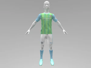Manchester City 2023 2024 T-shirt Sportwear 3D Model