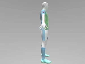 Manchester City 2023 2024 T-shirt Sportwear 3D Model