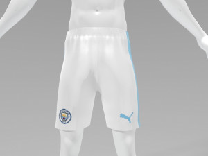 Manchester City 2023 2024 T-shirt Sportwear Modelo 3D