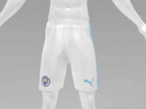 Manchester City 2023 2024 T-shirt Sportwear 3D Model