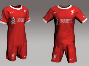 Liverpool FC Jersey Kit 2023-24 3D Модель