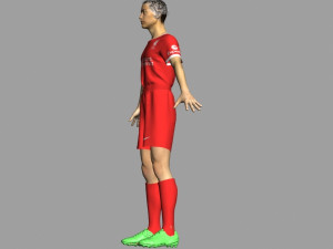 Liverpool FC Jersey Kit 2023-24 Model 3D