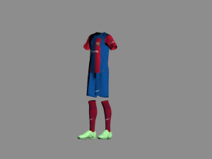 Barcelona Jersey 2023-2024 3Dモデル