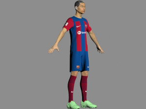 Barcelona Jersey 2023-2024 3Dモデル