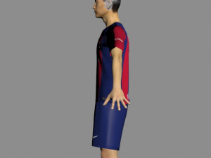 Barcelona Jersey 2023-2024 3Dモデル