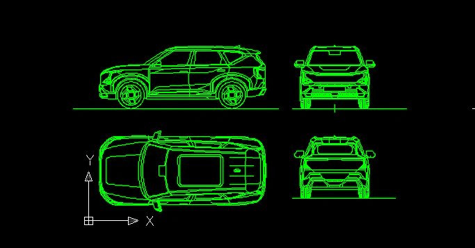 KIA-EV 5 Blueprint CG Textures .c4d .max .obj .3ds .fbx .stl .blend 