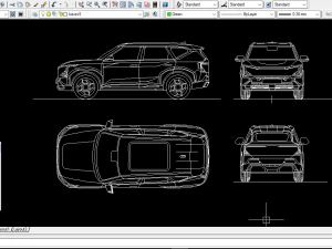 KIA-EV 5 Blueprint CG Textures