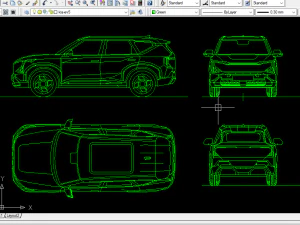KIA-EV 5 Blueprint CG Textures