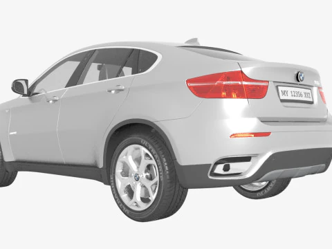 BMW X6 3D Model