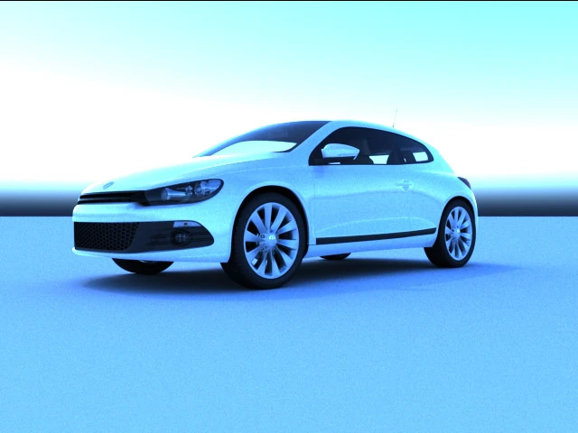 वीडब्ल्यू स्किरोको 3D मॉडल .c4d .max .obj .3ds .fbx .stl .blend 