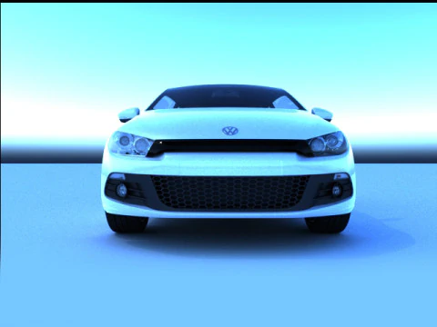 वीडब्ल्यू स्किरोको 3D मॉडल