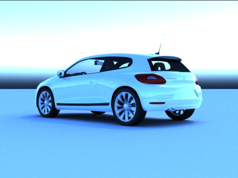 VW SCIROCCO Model 3D