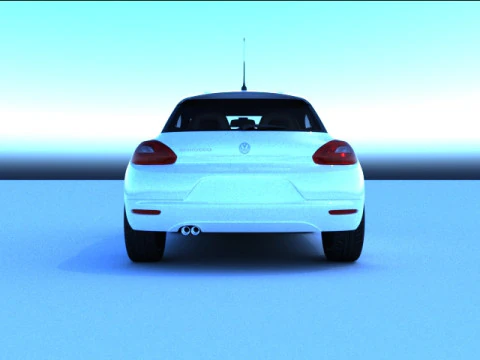 वीडब्ल्यू स्किरोको 3D मॉडल