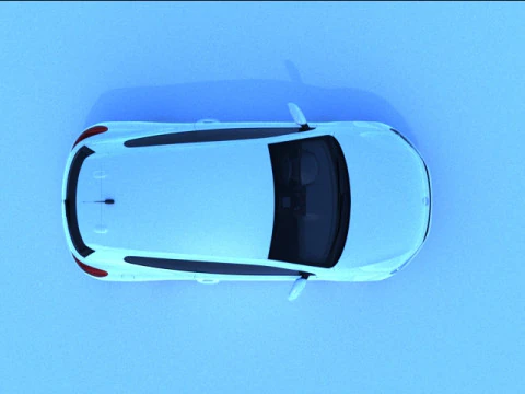 वीडब्ल्यू स्किरोको 3D मॉडल