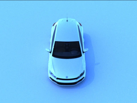 वीडब्ल्यू स्किरोको 3D मॉडल