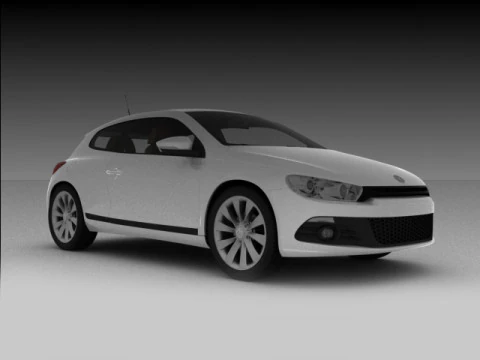 वीडब्ल्यू स्किरोको 3D मॉडल