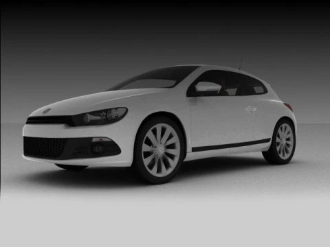 वीडब्ल्यू स्किरोको 3D मॉडल