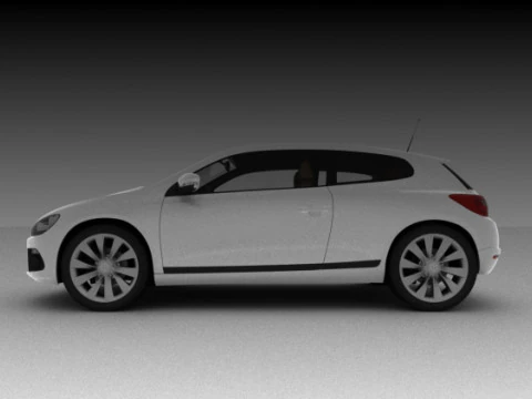 वीडब्ल्यू स्किरोको 3D मॉडल