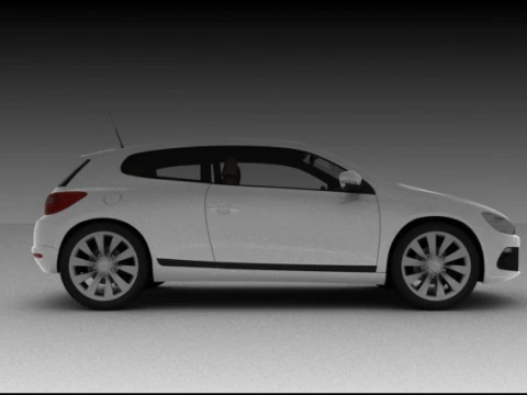 वीडब्ल्यू स्किरोको 3D मॉडल