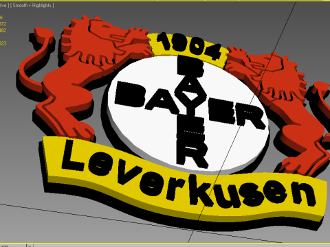 Bayer Leverkusen FC Modelo 3D