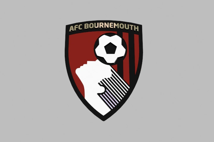 AFC Bournemouth 3D Model .c4d .max .obj .3ds .fbx .stl .blend 