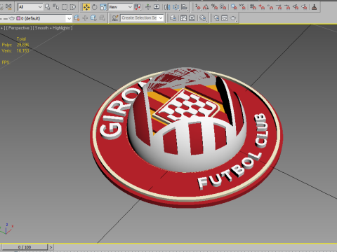 Girona FC 3D 모델