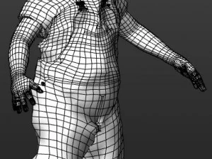 fully clothed cute baby - mixed reality ready 3D Model