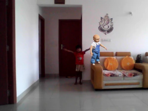 fully clothed cute baby - mixed reality ready 3D Model