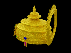 ancient indian crown 3D Model