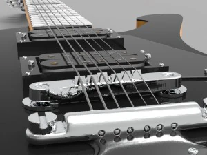 chitarra ibanez ps120 Modello 3D