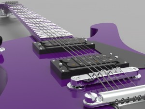 guitar ibanez ps120 3D Model