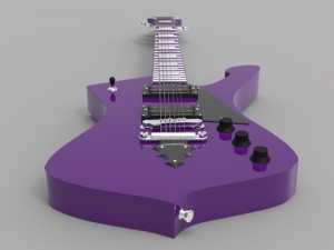 guitar ibanez ps120 3D Model