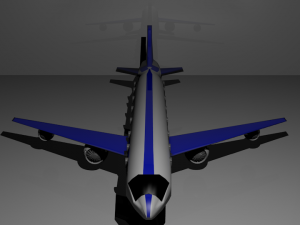 avion comercial 3D 模型