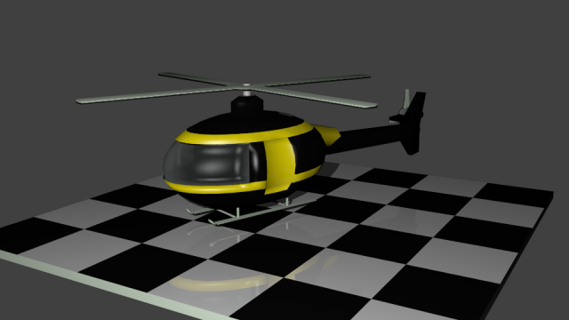 helicoptero Modelo 3D .c4d .max .obj .3ds .fbx .stl .blend 
