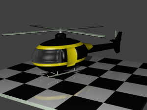 helicoptero 3D Model