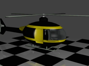 helic&oacute;ptero Modelo 3D