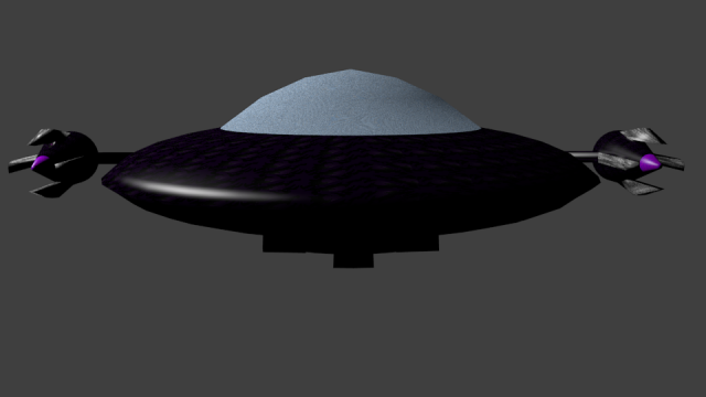 ufo Modelo 3D .c4d .max .obj .3ds .fbx .stl .blend 