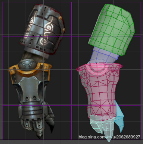 armor arm 3D Model .c4d .max .obj .3ds .fbx .stl .blend 