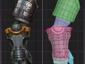 armor arm Modello 3D