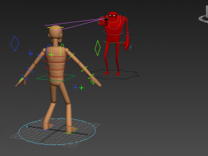 shooting animation 3D Model