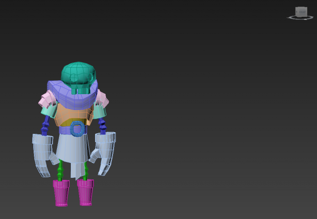warrior skeleton 3D Model .c4d .max .obj .3ds .fbx .stl .blend 