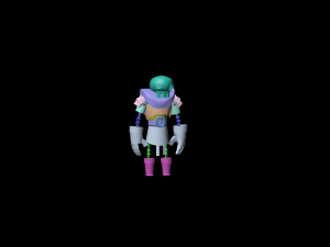 warrior skeleton 3D Model
