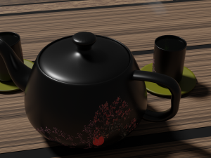 japanese tea set 3D मॉडल
