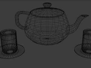 japanese tea set 3D मॉडल
