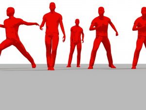 people lowpoly Model 3D