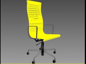 modern chair 3D मॉडल