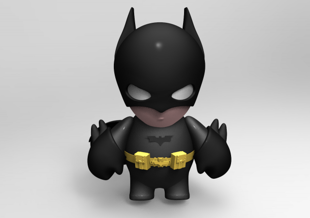 batman 3D Model .c4d .max .obj .3ds .fbx .stl .blend 